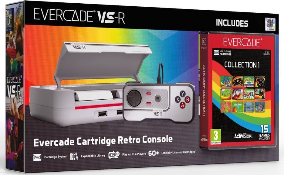 Evercade Vs-R Activision Bundle Retrospilkonsol