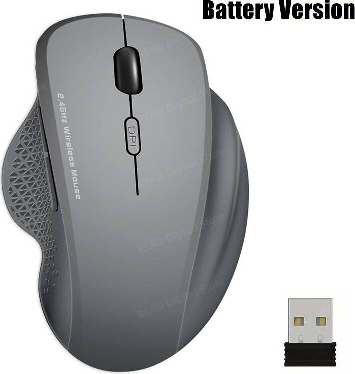 Mouse Da Gioco Wireless Ergonomico Con Ricevitore USB