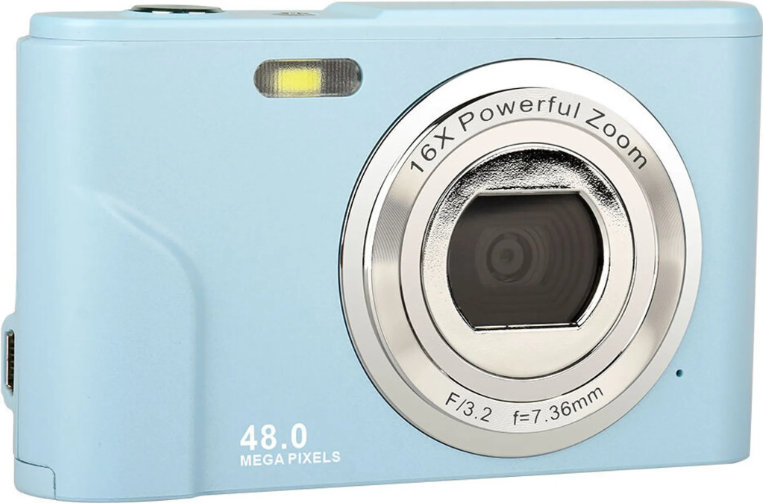 DigItal Camera 48MP Light Blue