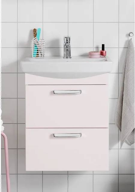 Hafa Life 500 Underskab Inkl Skuffefront Lys Rosa Matt