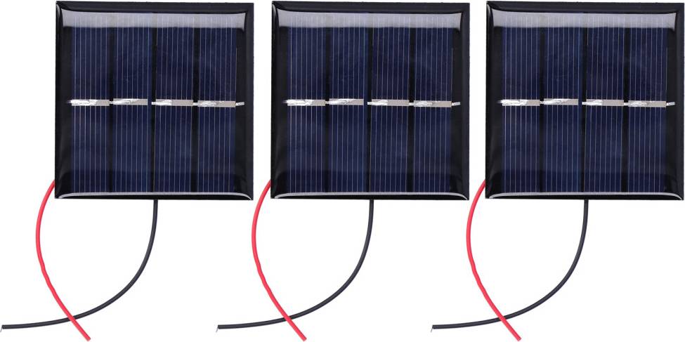 3Pcs 0.45W 2V Mini Solar Panel Cells