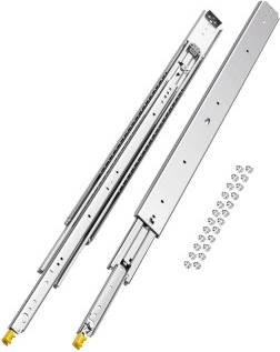 Pull out drawer slides VEVOR Full Extension Drawer Slides 18-60 In Soft-Close With Lock