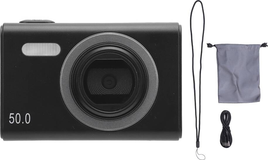Pocket Digital Camera Front Rear 48MP