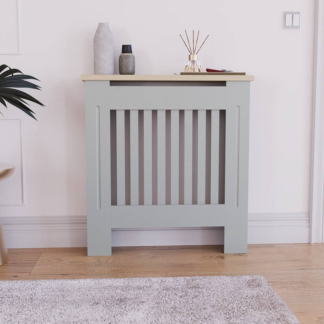 August Grove Beacsfield Radiator Cover Grey