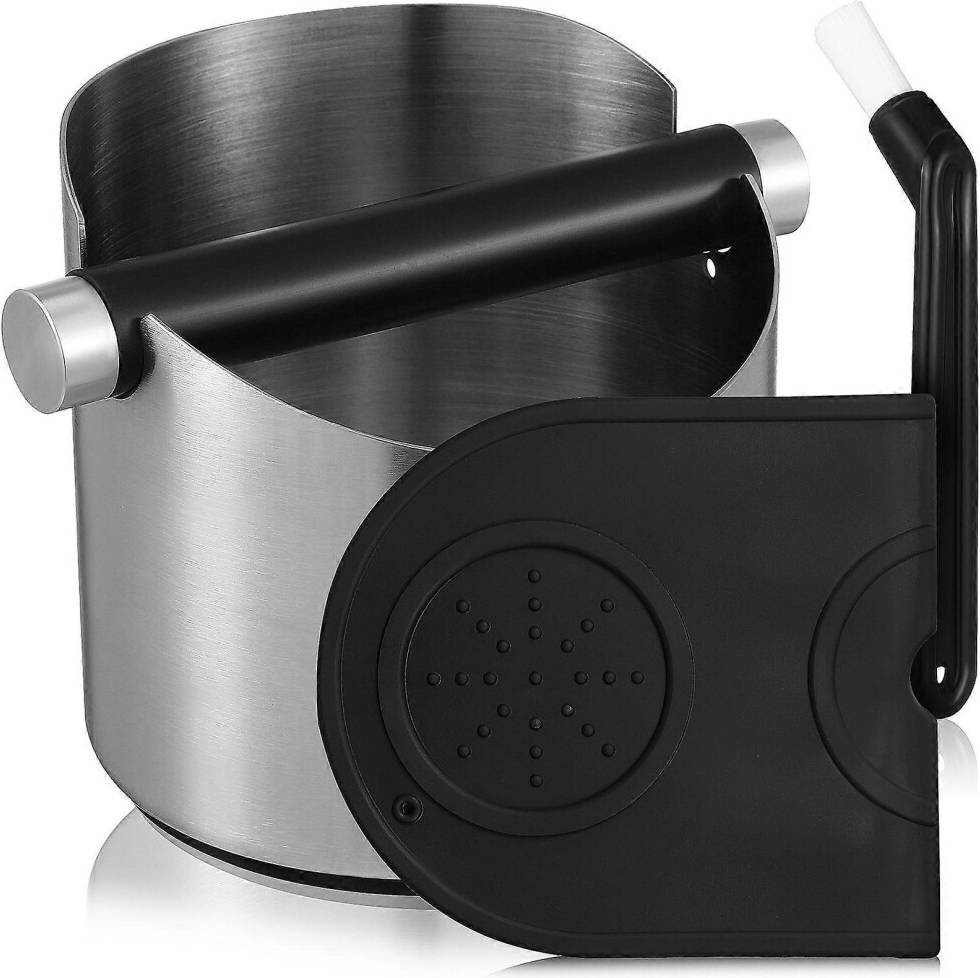 Espresso Knock Box Coffee Grounds Container Set
