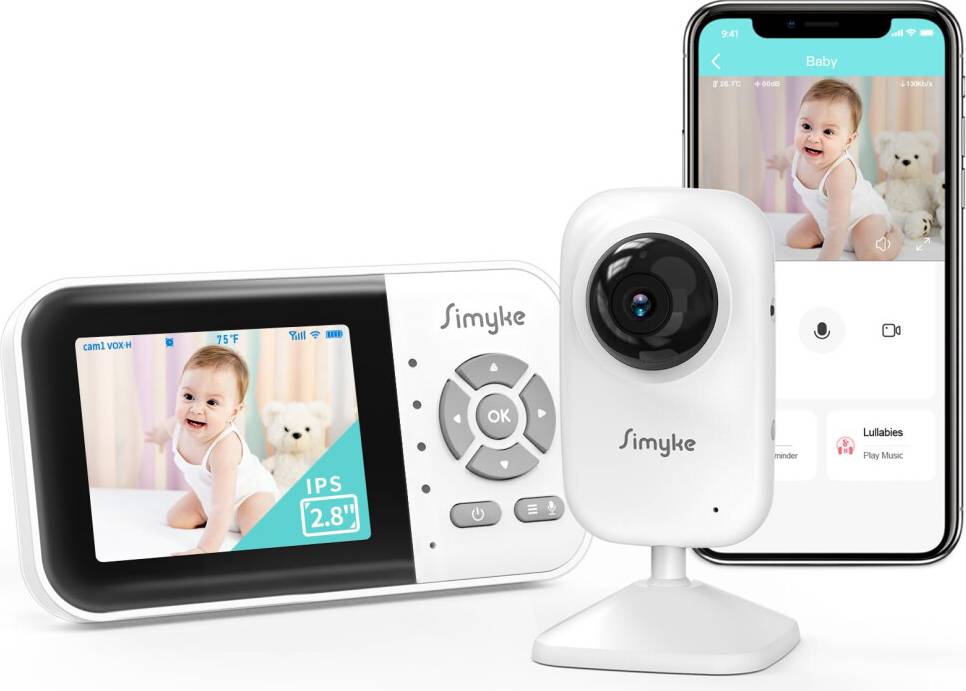 Simyke Baby Video Monitor 2.8 Inch