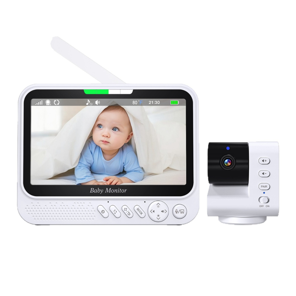 Jehiatek 7 Inch Video Baby Monitor Security Protection