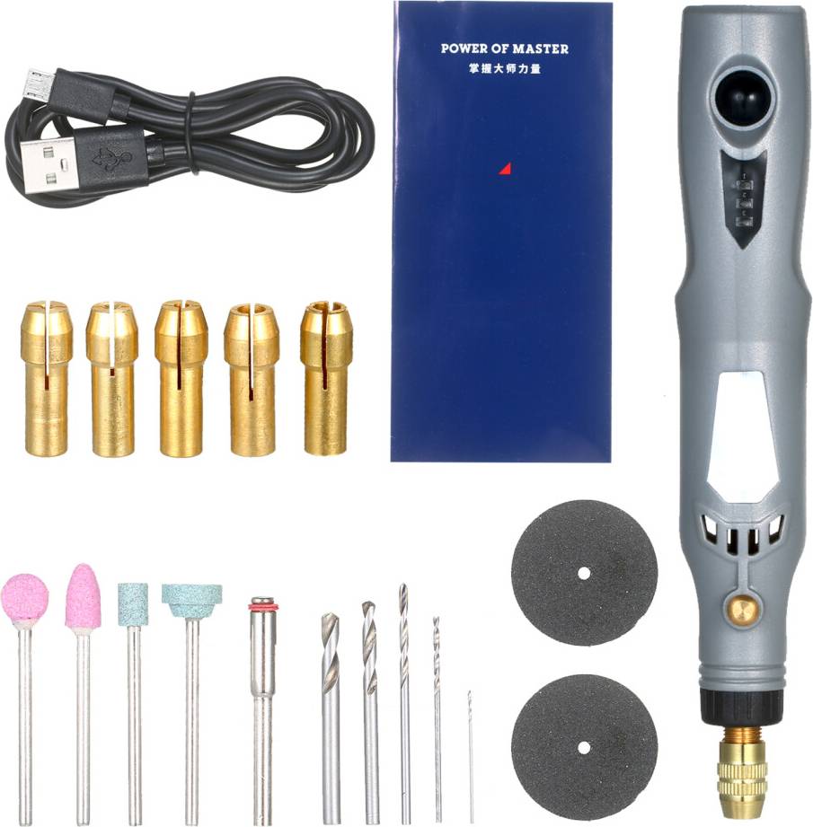 Driller Multifunctional Mini Handheld Electric Grinder Set