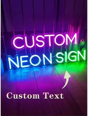 Shein Custom LED Neon Sign Personalized Text Light Strip