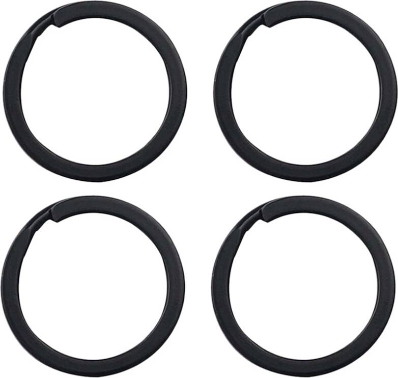 ABOOFAN Iron Key Rings Split Circle 48pcs