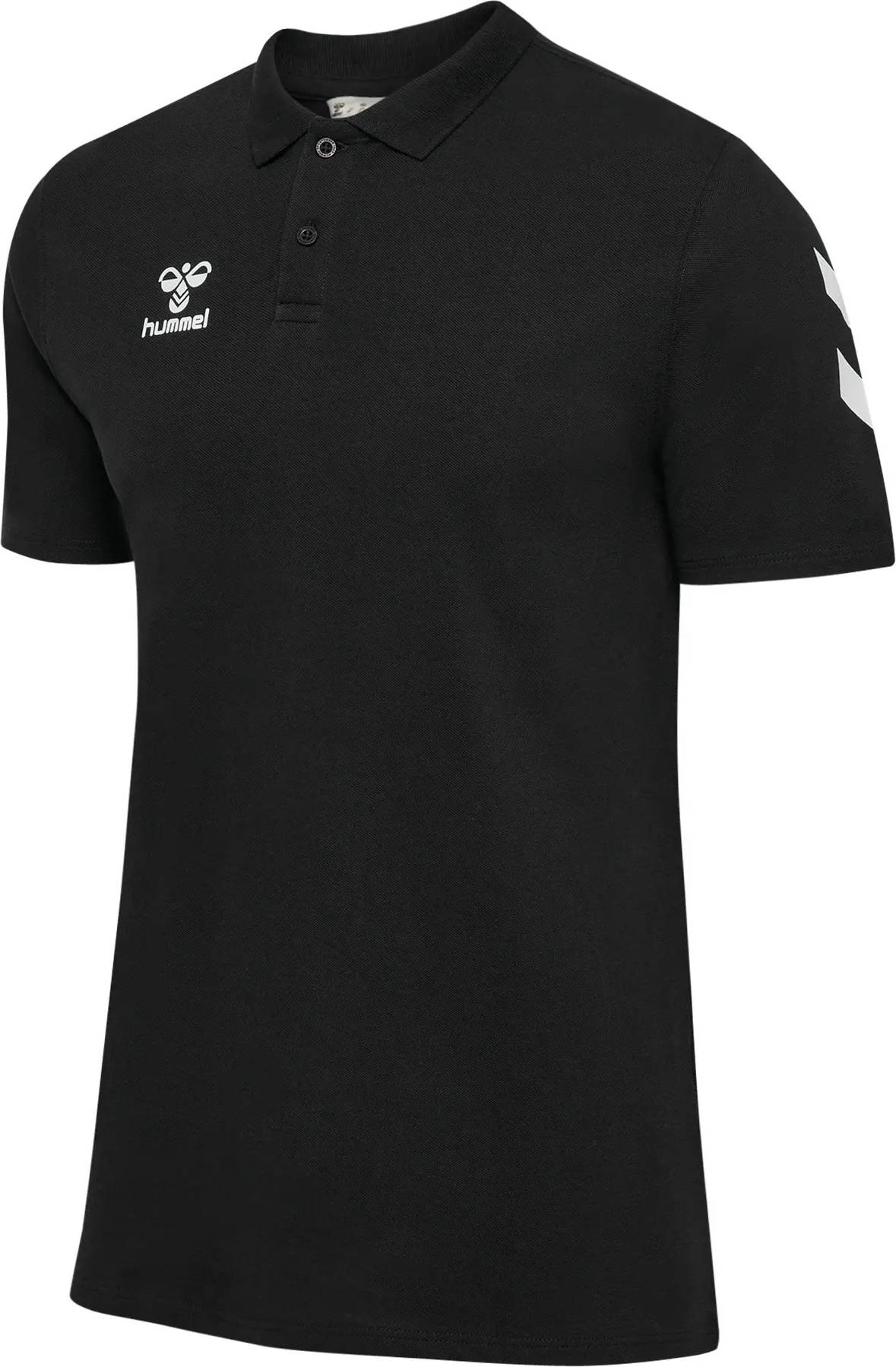 Hummel HmlGo 2.0 Chevron Polo Funktionsskjorte - Sort
