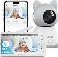 Clear Video Baby Monitor 5 Inch Screen