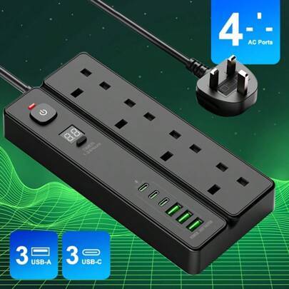 Shein Multi-Functional Power Board Socket Strip Plug
