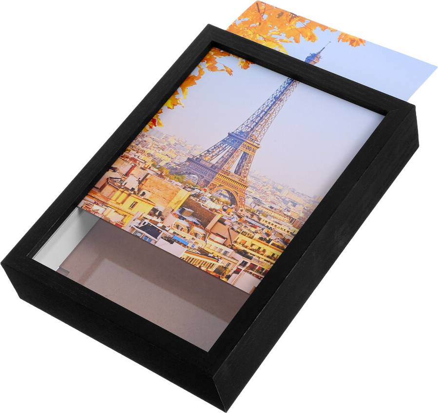 ABOOFAN Picture Box Wooden Rectangular Photo Frame