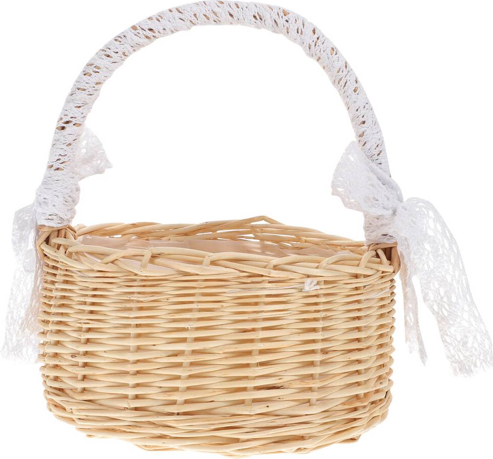 iplusmile Easter Baskets With Handle Storage Rattan Basket