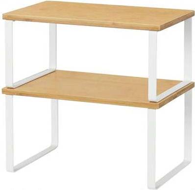 Shein 2pcs Cabinet Organizer Rack Kitchen Storage