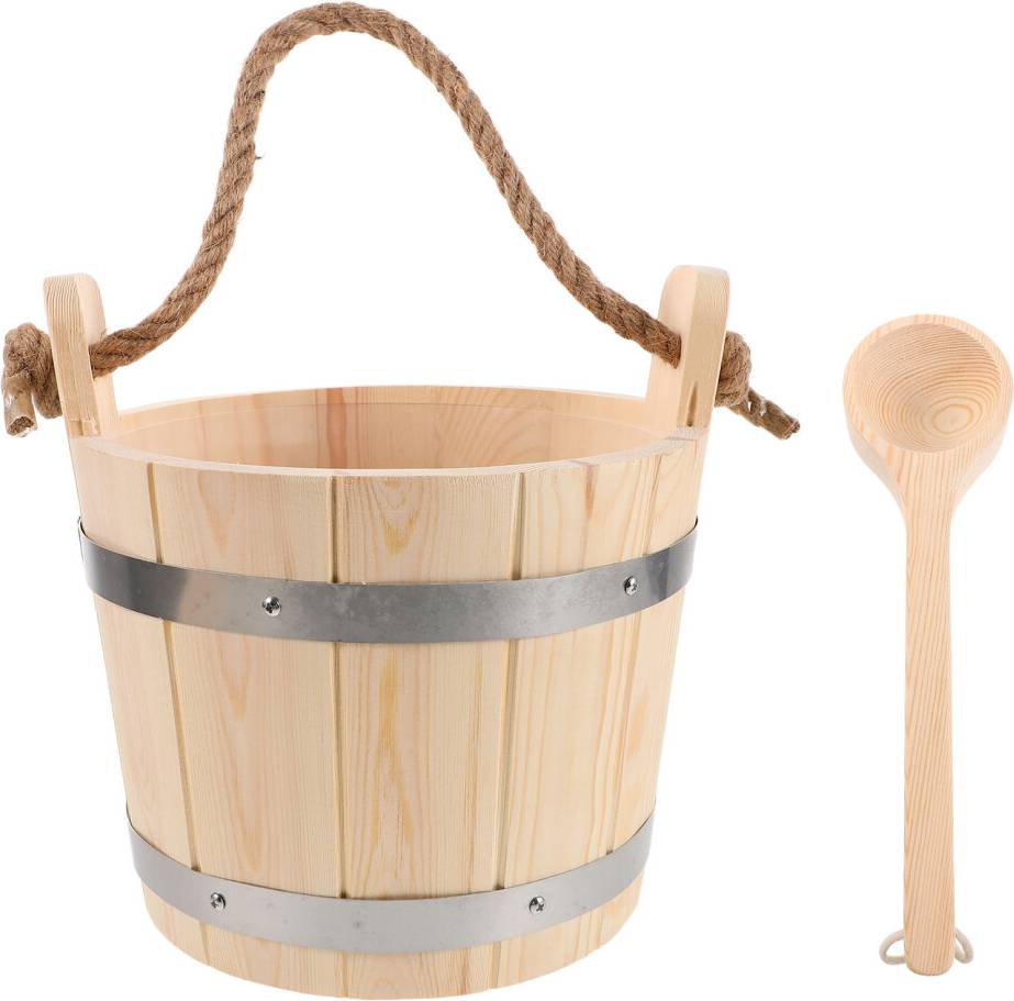 Sauna Bucket Ladle Set