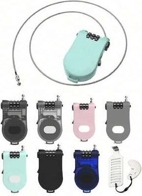 Shein Wire Rope 3-Digit Password Lock
