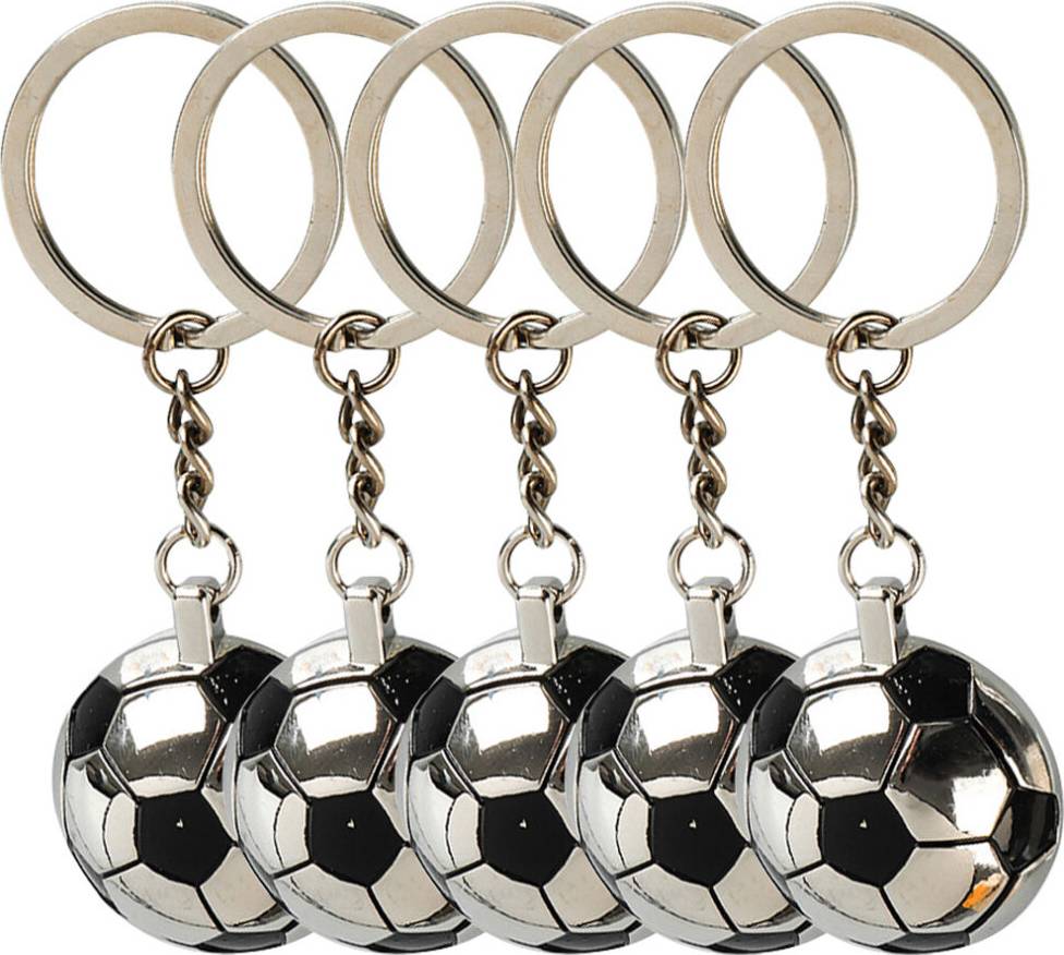 ABOOFAN Football Key Rings Half Pendant Keychains
