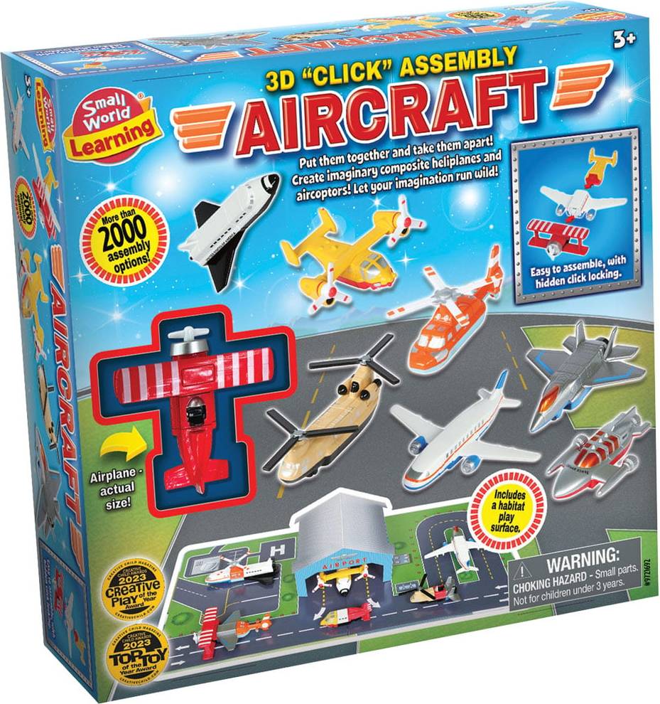 3D Click Assembly Aircraft Set