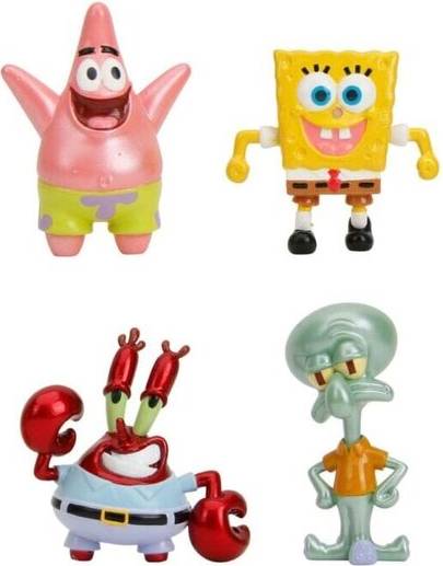 Jada Spongebob Figure 2.5 Inch 4-Pack