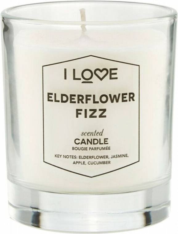 I love... Fizz Elderflower Raspberry 160g Scented Candle