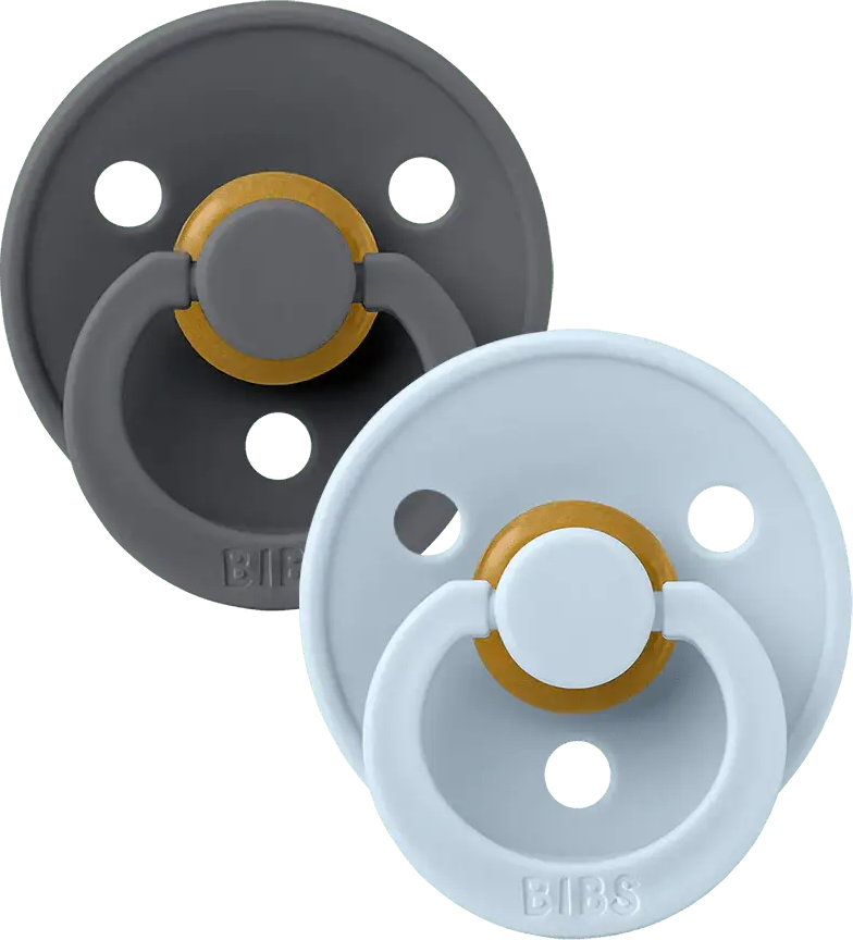 Bibs Color Pacifier Size 3 18+m 2-pack