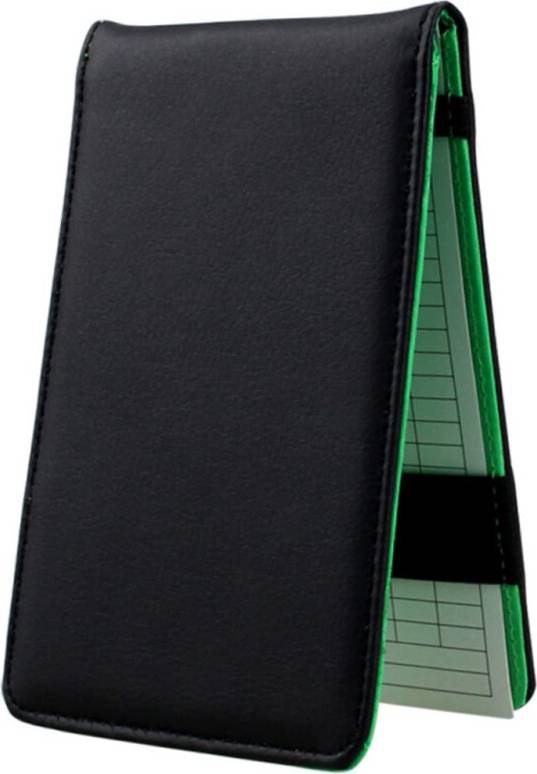 Golf Score Recording Notebook Compact PU Leather