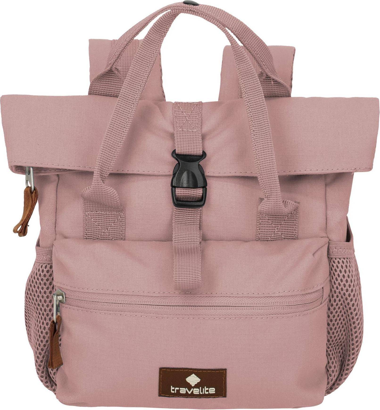 Travelite Basics Short Handle Mini Rollup Rose Rygsæk