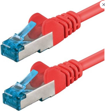 Goobay Cat6a S/FTP RJ45 - RJ45 M-M Red 2m