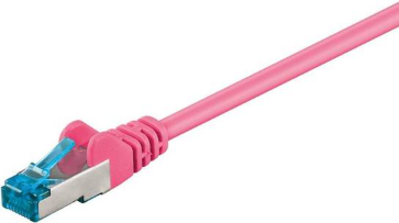 Goobay Cat6a S/FTP RJ45 - RJ45 M-M Pink 2m