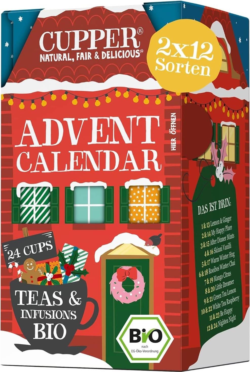 Cupper Tea Bio Tee Advent Calendar