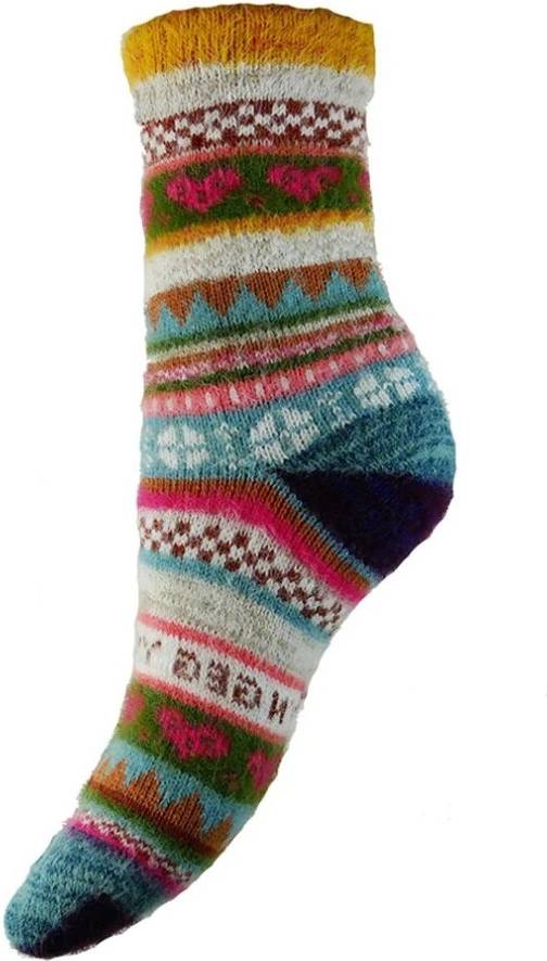 Soft Wool Blend Socks Multicolor