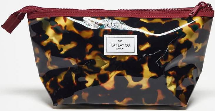 Exclusive Essential Makeup Pouch - Tortoise Shell Multi