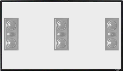 Grandview 9ft Edge R4 Acoustic Fixed Frame Screen