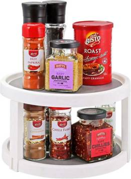 B&Q 2-Tier Corner Spice Rack