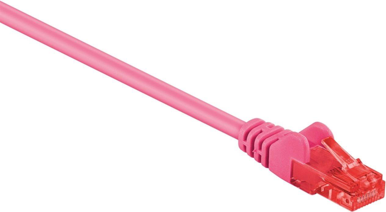 Goobay Cat6 U/UTP RJ45 - RJ45 M-M Pink 10m