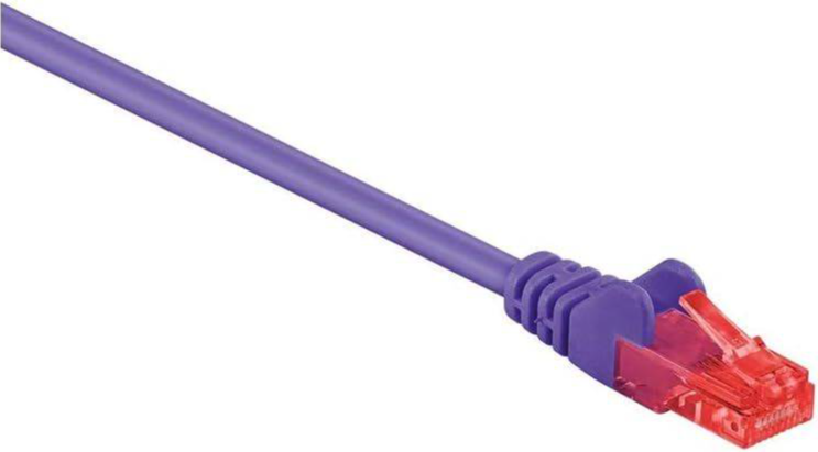 Goobay Cat6 U/UTP RJ45 - RJ45 M-M Purple 10m