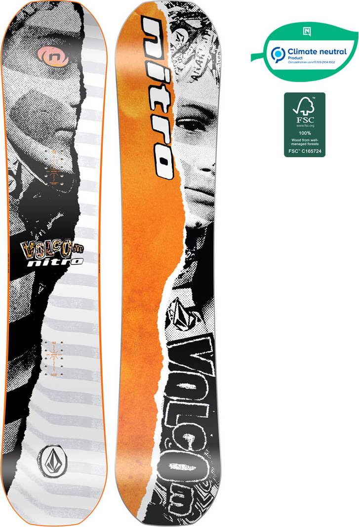 Nitro X Volcom Ripper Youth Kids Snowboard