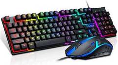 Teclado Gaming Retroiluminado Con Ratón