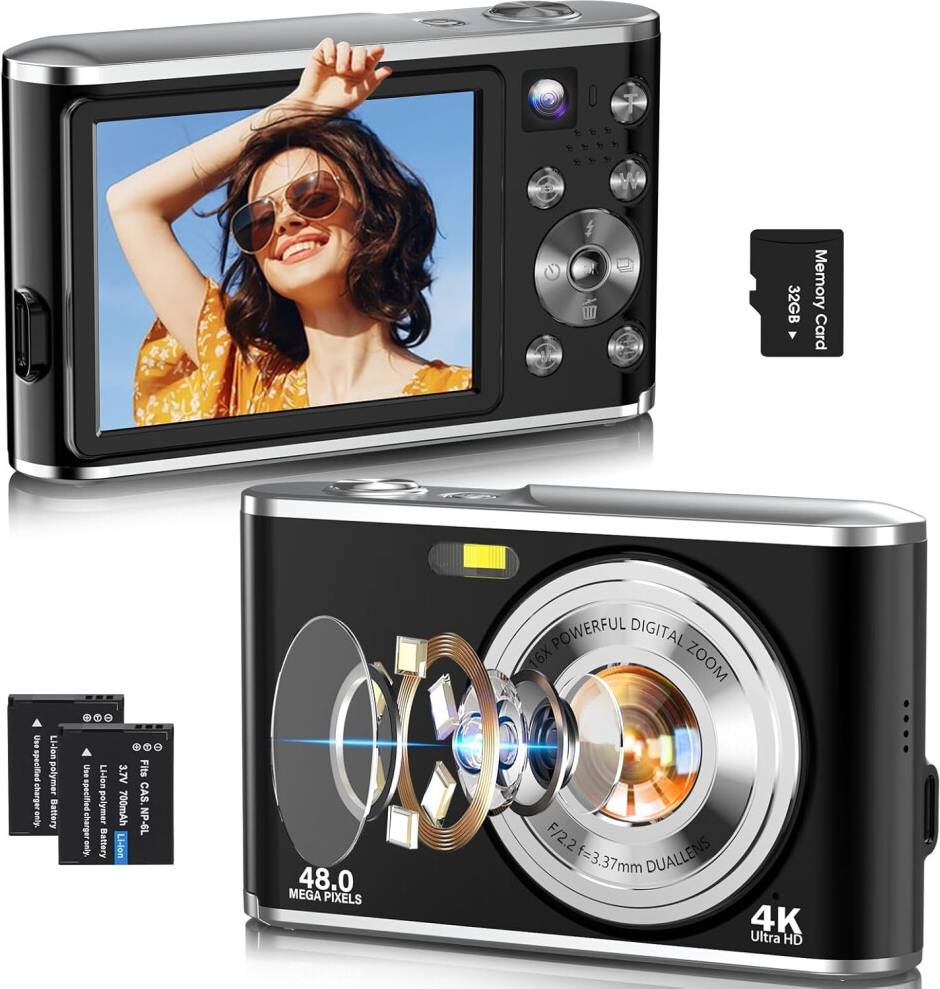 4K Digital Autofocus 48MP Vlogging Camera