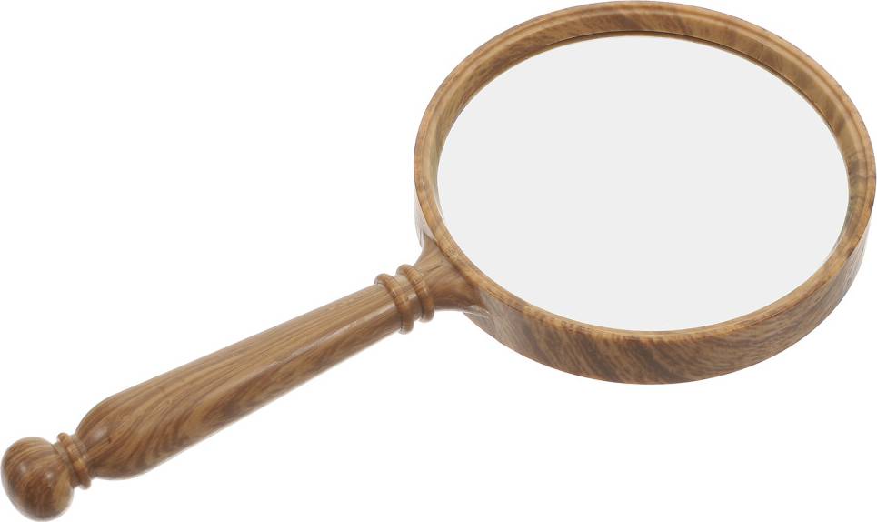 VILLCASE 4Pcs Retro Handheld Magnifier For Reading Book