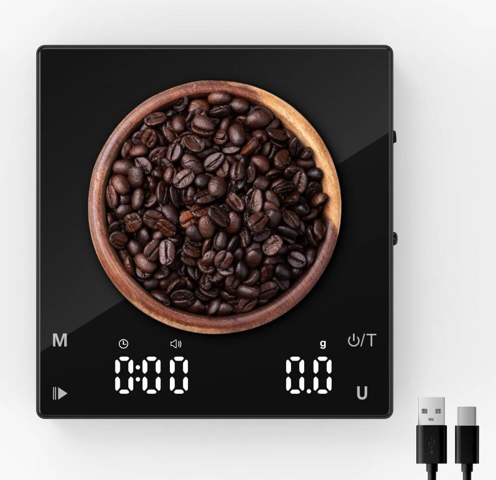 Diyife Rechargeable Mini Coffee Scale With Timer