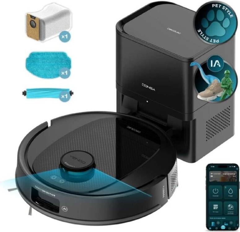 Robot Friegasuelos Conga Y80 Programable
