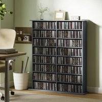 Homcom CD Storage Unit DVD Tower Blu-ray Shelf