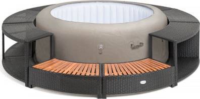 Lay-Z-Spa Rattan Hot Tub Surround