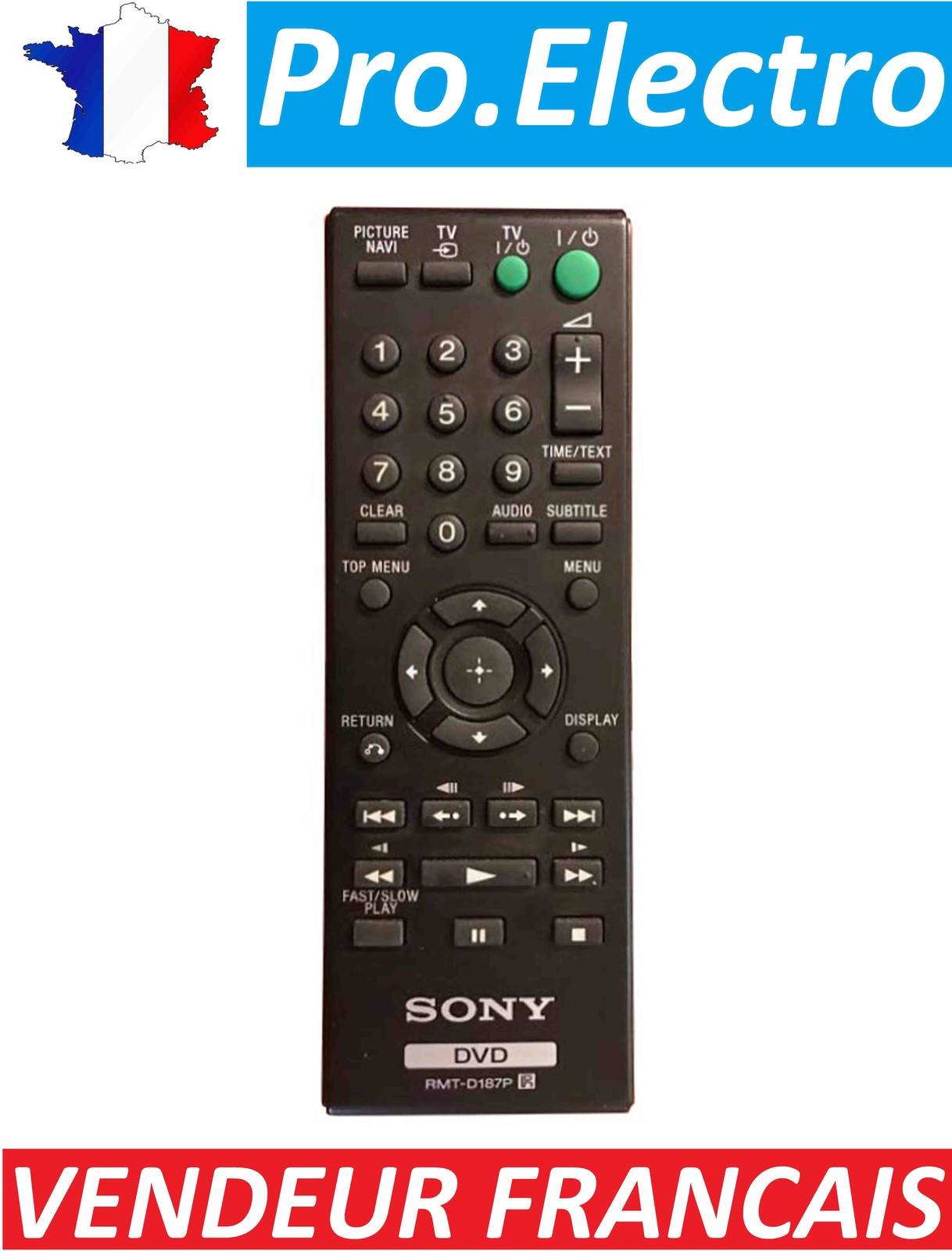 Sony Remote Control DVD RMT-D187P