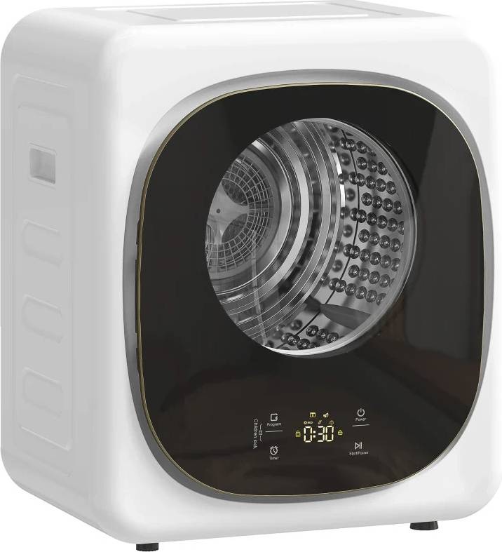 Homcom Compact Dryer Machine With 5 Modes White
