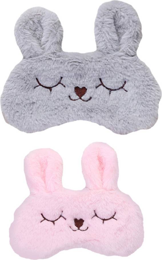 iplusmile Plush Rabbit Eye Mask for Sleeping