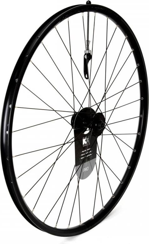Pro MTB 29 6 Bolt Disc Q R Front Wheel Black